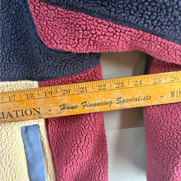 Marine Layer X Lost & Found Jacket Mens Large Colorblock Fleece Full Zip - Picture 8 of 8